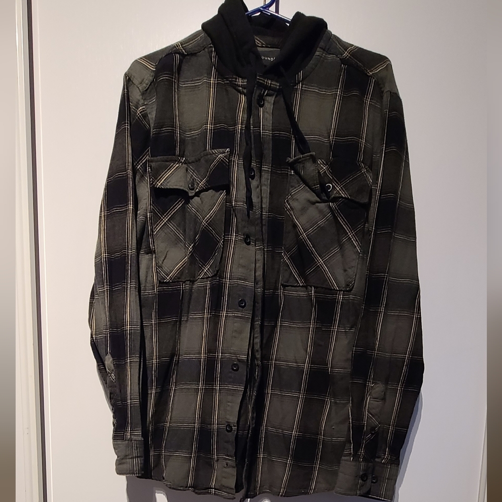 Men's Flannel Hoodie